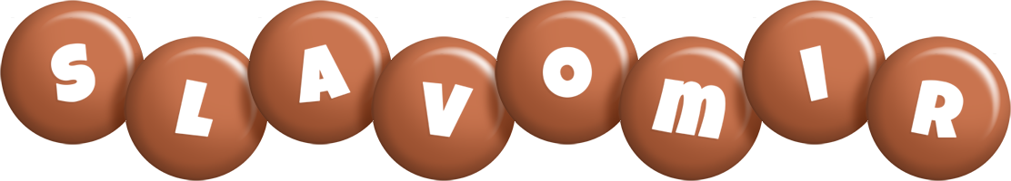 Slavomir candy-brown logo