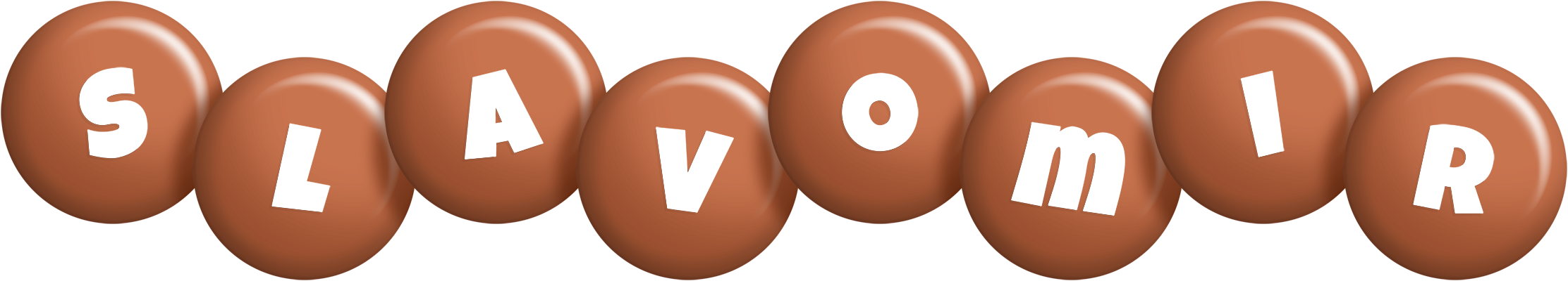 Slavomir candy-brown logo