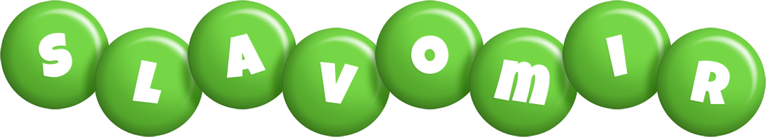 Slavomir candy-green logo