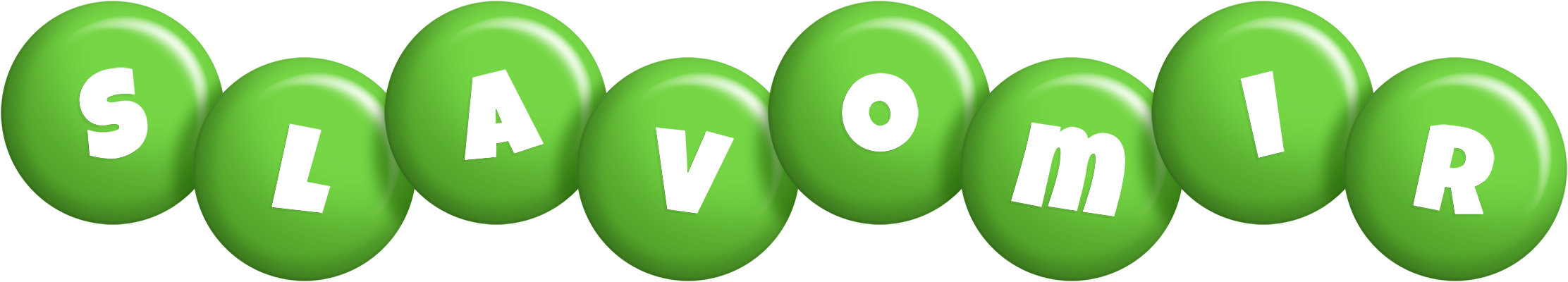 Slavomir candy-green logo