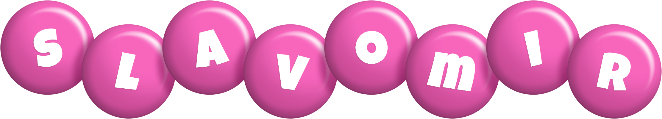 Slavomir candy-pink logo