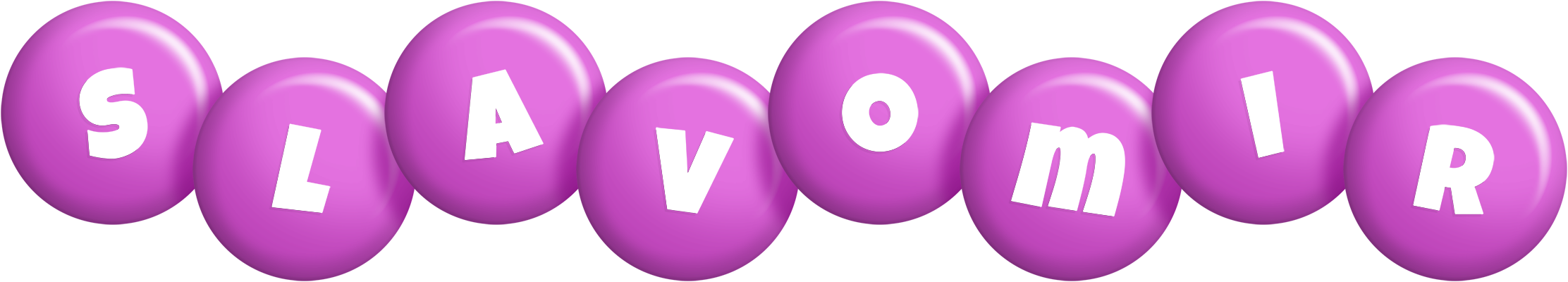 Slavomir candy-purple logo