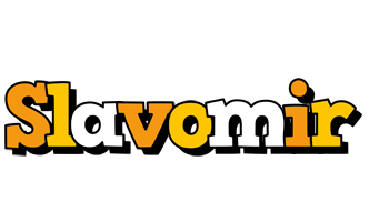 Slavomir cartoon logo