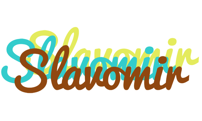 Slavomir cupcake logo