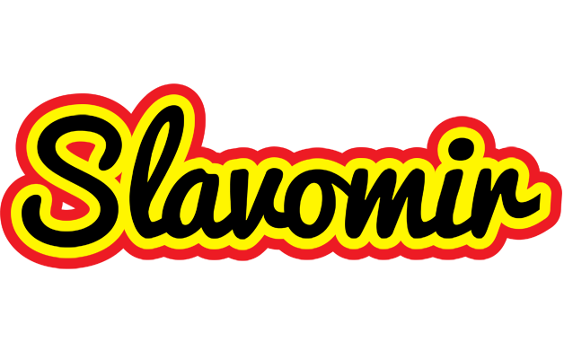 Slavomir flaming logo