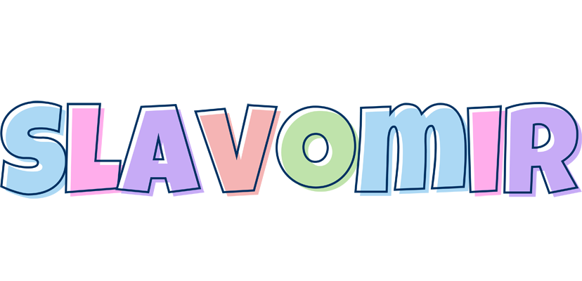Slavomir pastel logo