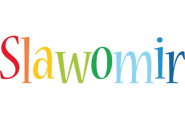 Slawomir birthday logo