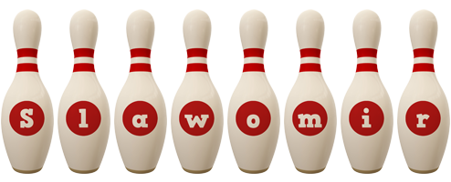 Slawomir bowling-pin logo