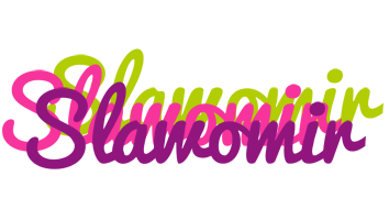 Slawomir flowers logo