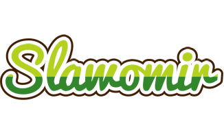 Slawomir golfing logo