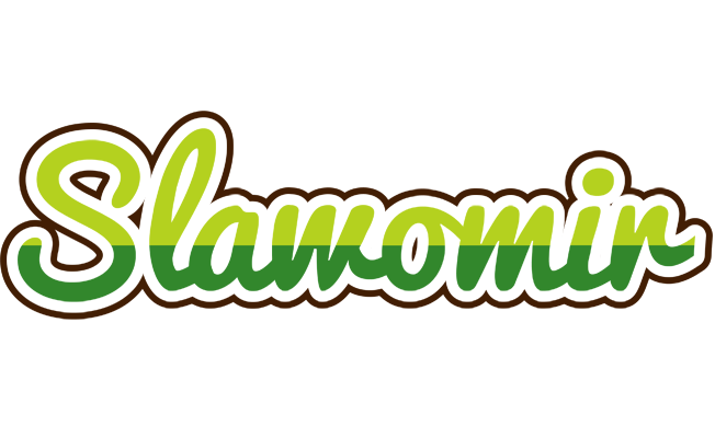 Slawomir golfing logo