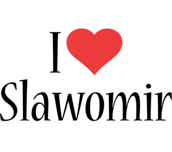 Slawomir i-love logo