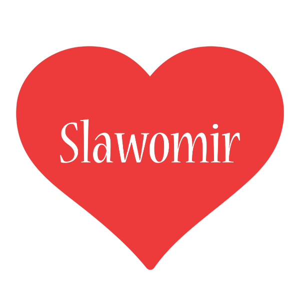 Slawomir love logo