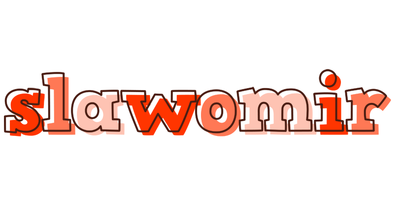 Slawomir paint logo