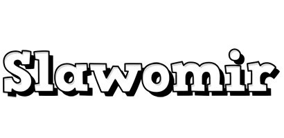 Slawomir snowing logo