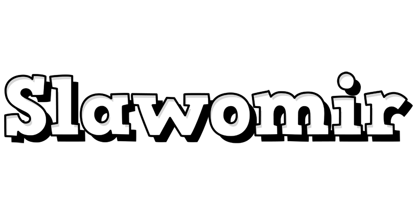 Slawomir snowing logo