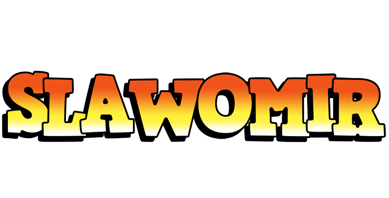 Slawomir sunset logo
