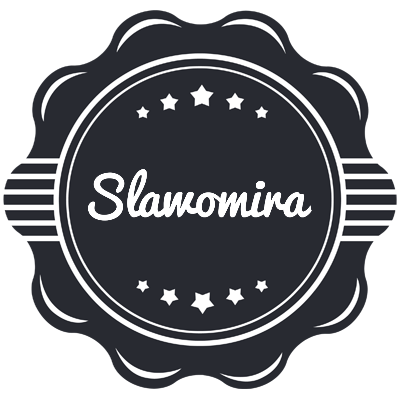 Slawomira badge logo
