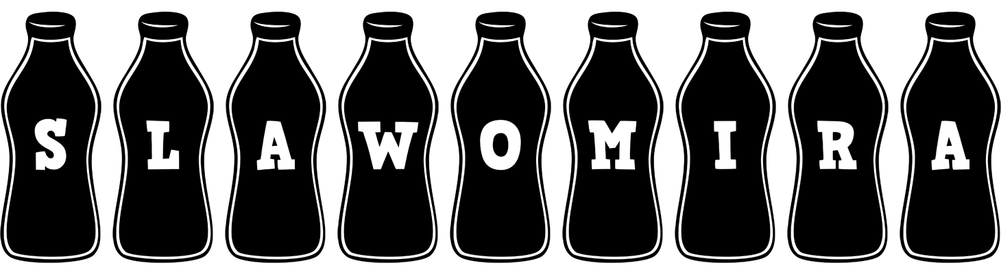 Slawomira bottle logo