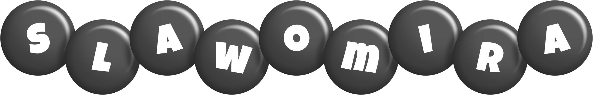 Slawomira candy-black logo