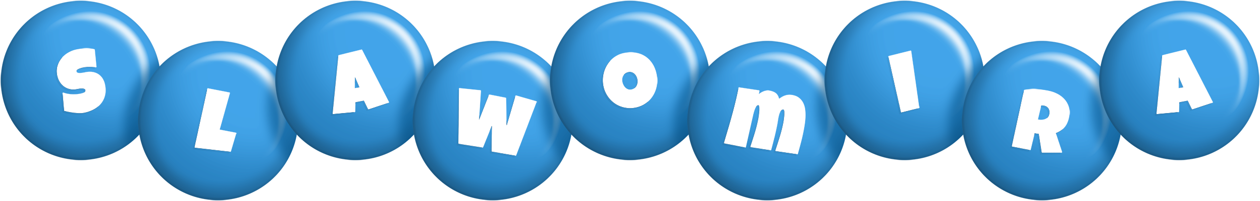 Slawomira candy-blue logo