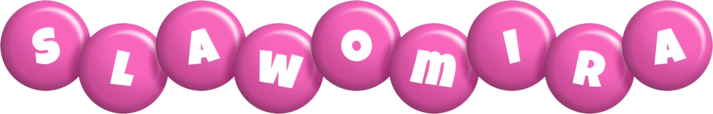 Slawomira candy-pink logo