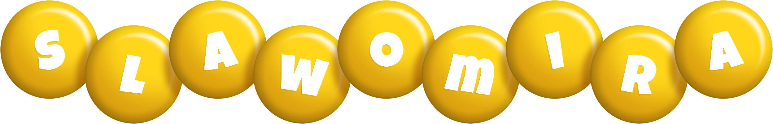 Slawomira candy-yellow logo