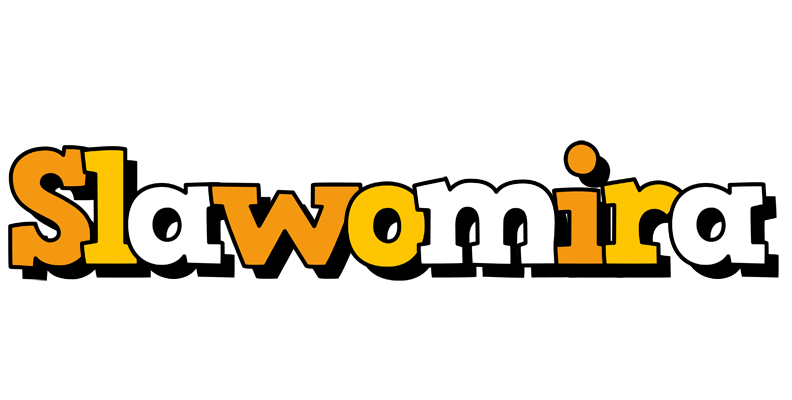Slawomira cartoon logo