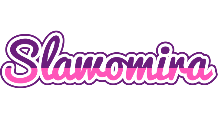 Slawomira cheerful logo