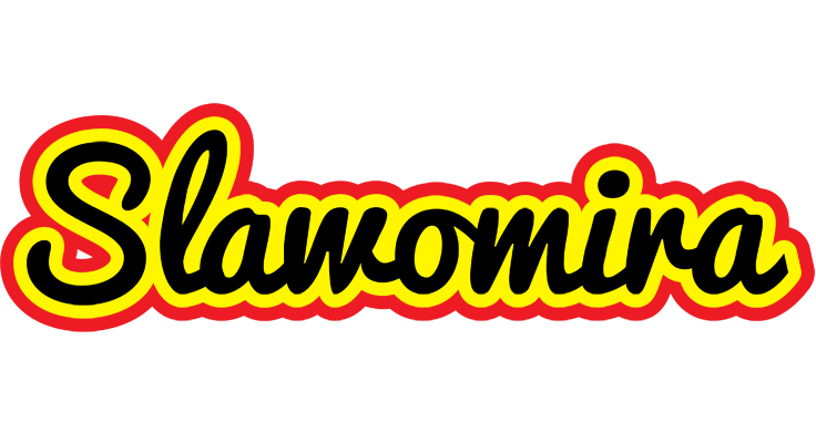 Slawomira flaming logo