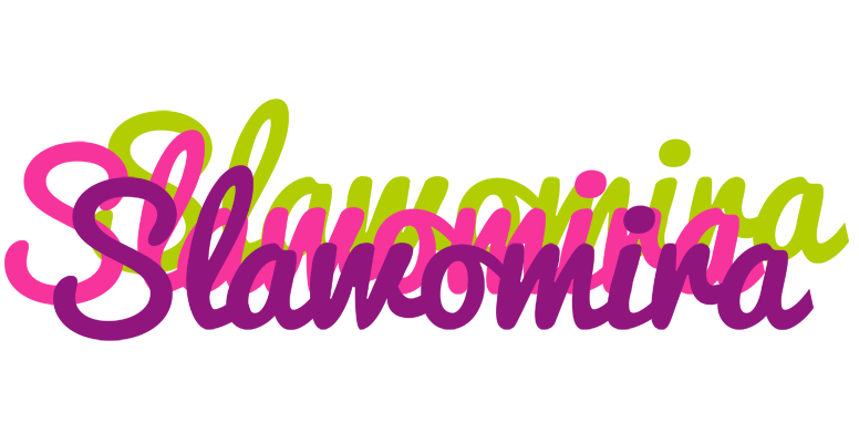 Slawomira flowers logo