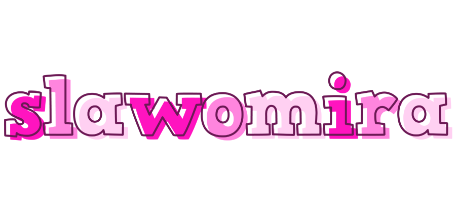 Slawomira hello logo