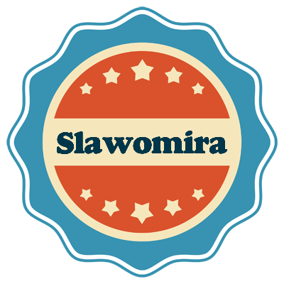 Slawomira labels logo