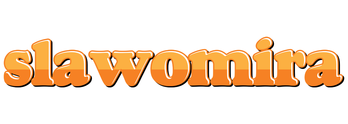 Slawomira orange logo