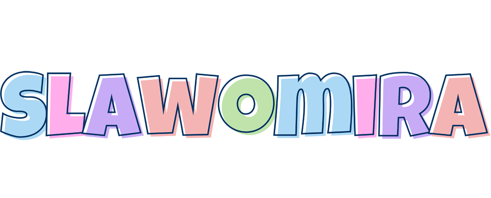 Slawomira pastel logo