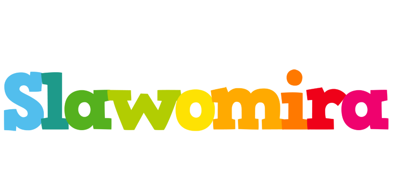 Slawomira rainbows logo