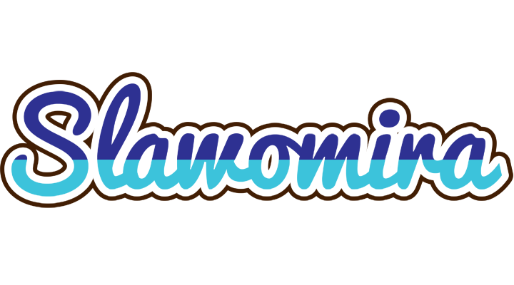 Slawomira raining logo