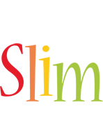 Slim birthday logo