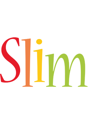 Slim birthday logo