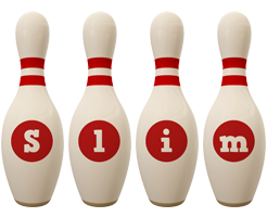 Slim bowling-pin logo