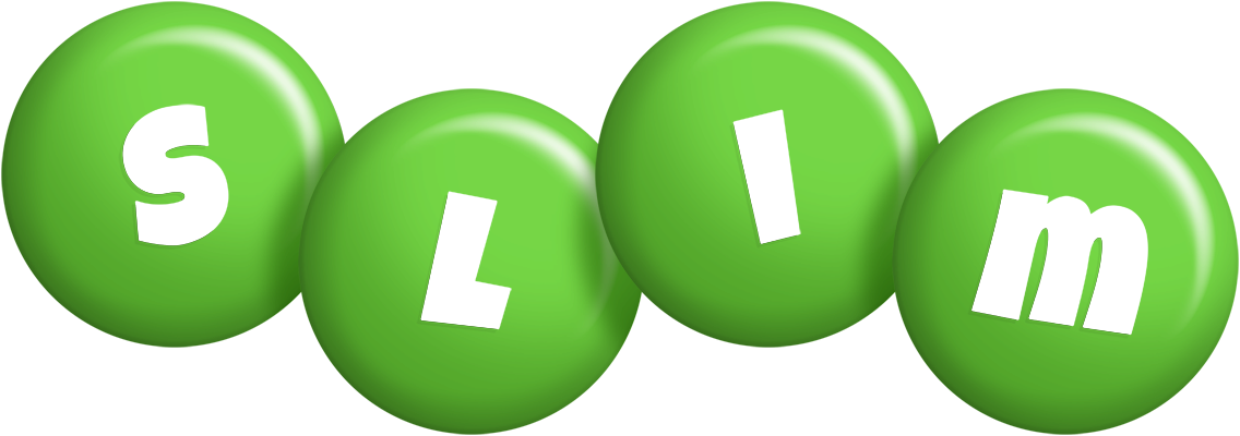 Slim candy-green logo