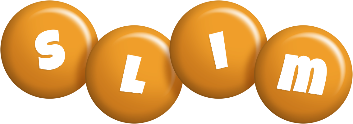 Slim candy-orange logo