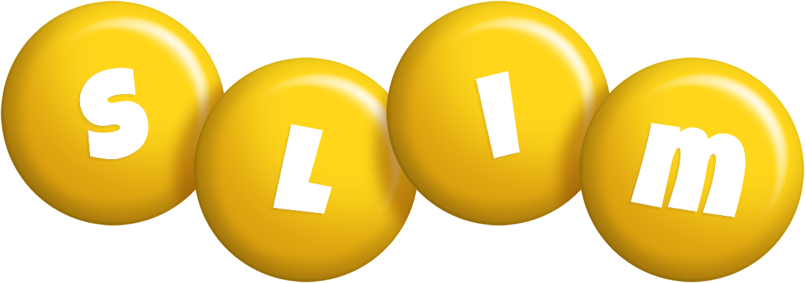 Slim candy-yellow logo