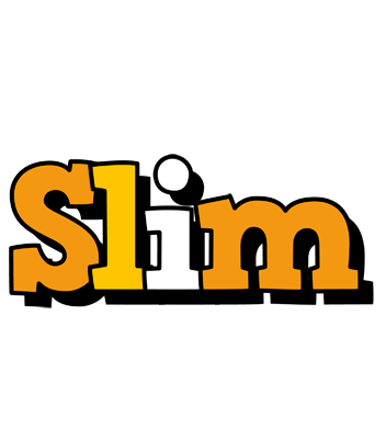 Slim cartoon logo