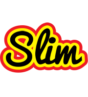 Slim flaming logo