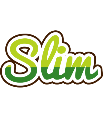 Slim golfing logo
