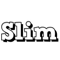 Slim snowing logo