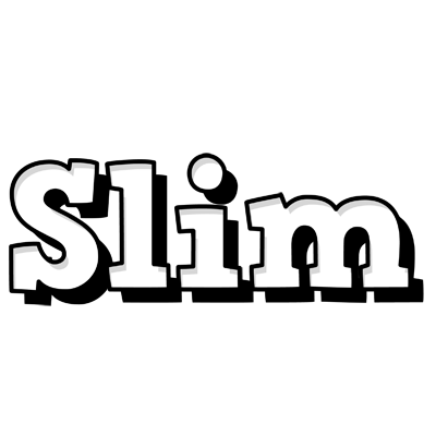 Slim snowing logo