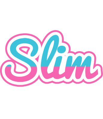 Slim woman logo