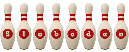 Slobodan bowling-pin logo